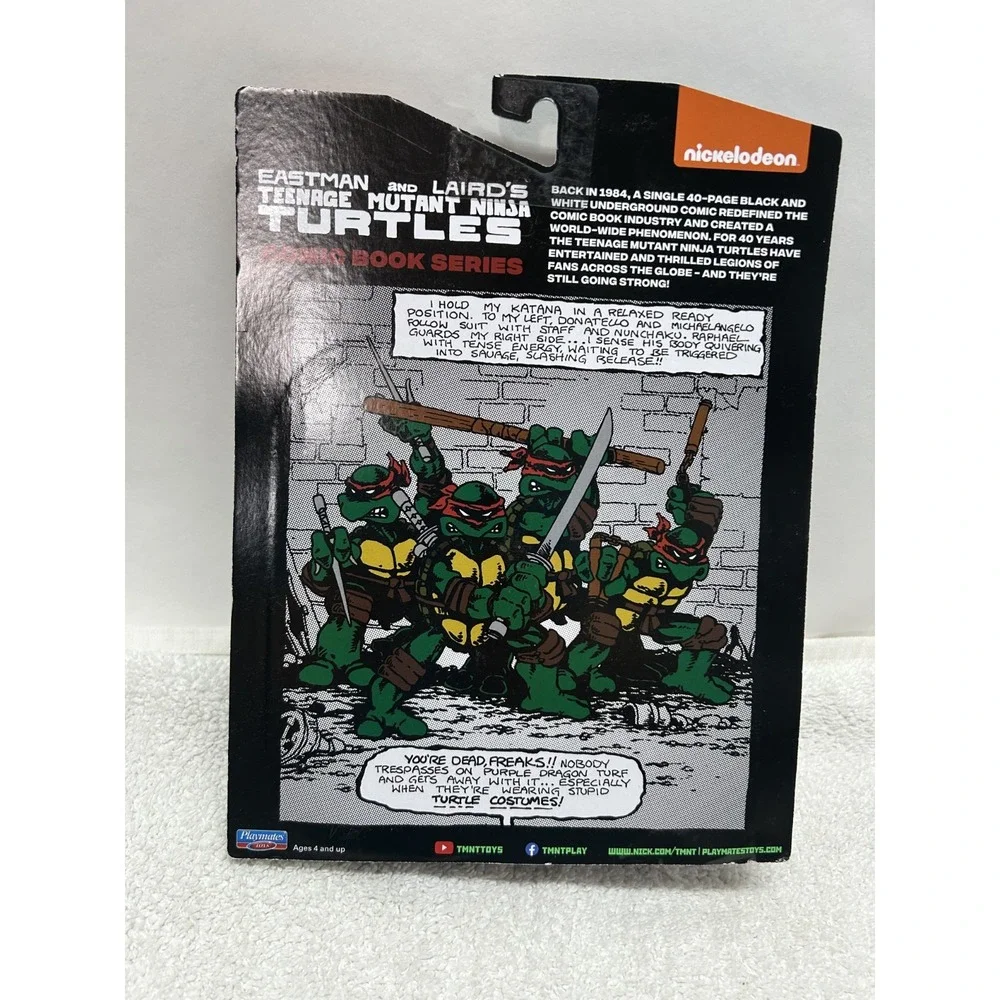 Playmates Toys TMNT Comic Book Series Donatello Action Figure